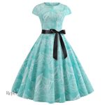 Robe d'inspiration vintage fleurie