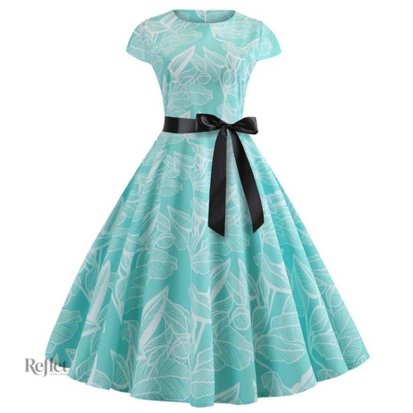 Robe d'inspiration vintage fleurie