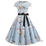 Robe à fleurs, douceur des années 50