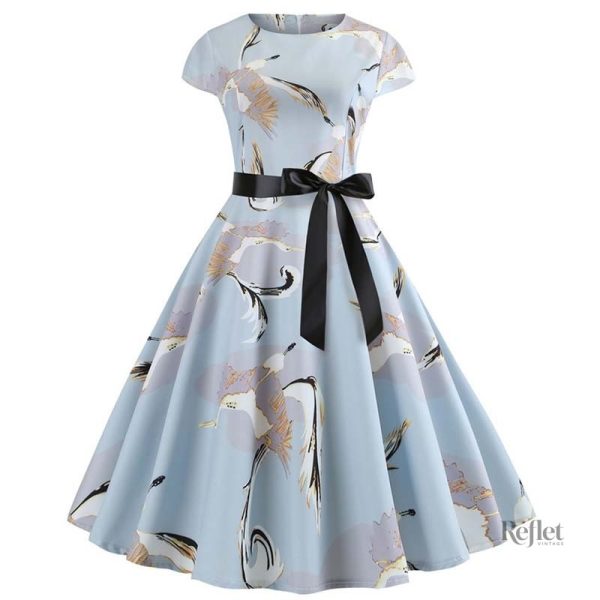 Robe à fleurs, douceur des années 50