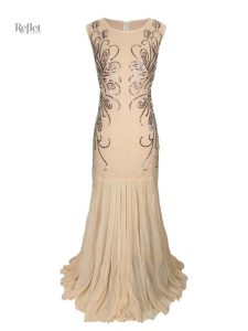 Robe vintage à franges et style rétro années 20
