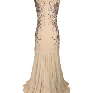 Robe vintage à franges et style rétro années 20
