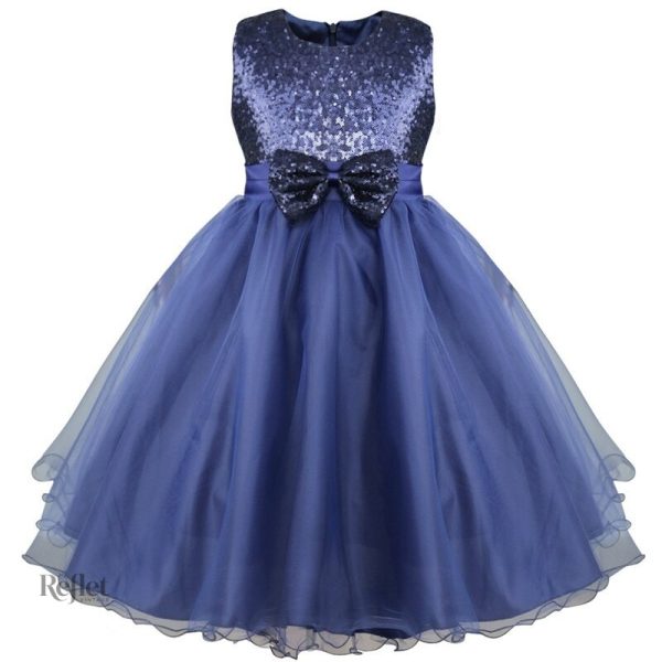 Robe fille cérémonie avec jupe évasée