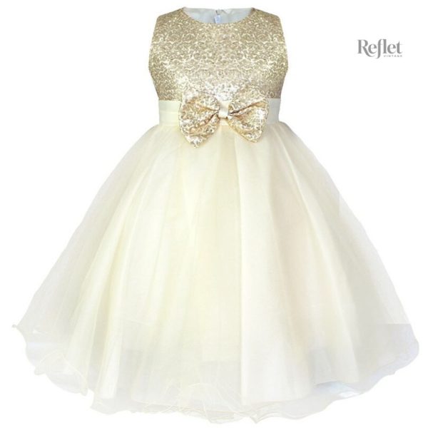 Robe cérémonie avec jupon volumineux