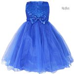 Robe de fête fille avec détails raffinés