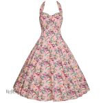 Robe évasée style 50s été