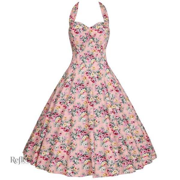 Robe évasée style 50s été