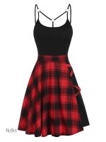 Robe évasée style années 50