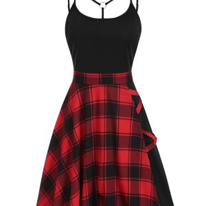 Robe évasée style années 50