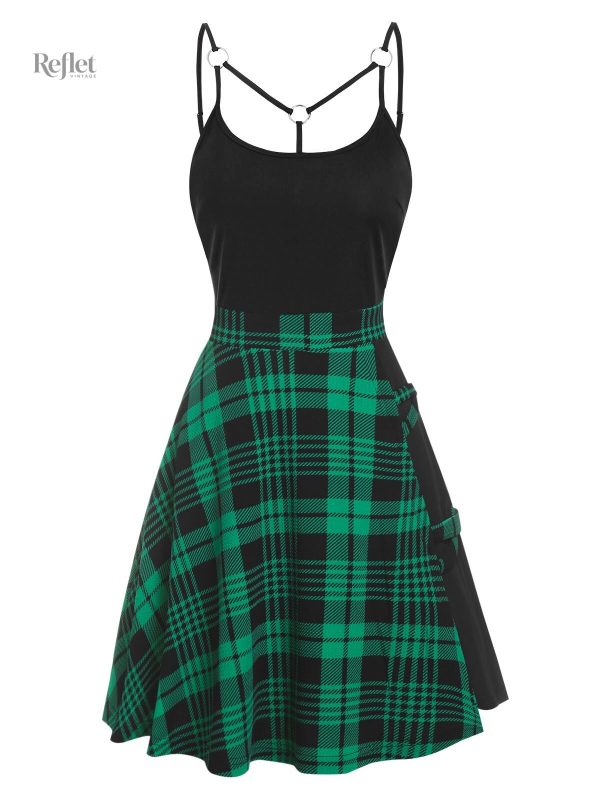 Robe classique années 50 à motif élégant