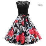 Mode rétro : robe évasée années 80