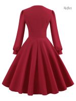 Robe élégante à l'esprit des années 40, charme vintage