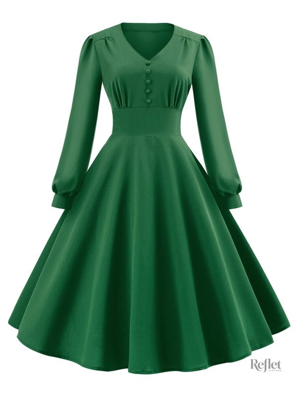 Vêtements féminins années 40, robe chic et stylée
