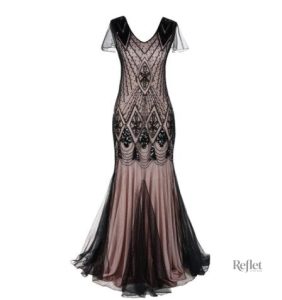 Robe à franges, féminine et chic des années 20