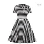 Tenue vintage femme année 40, robe champêtre chic