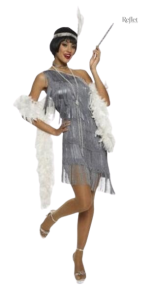 Robe courte années 20, parfaite pour soirées dansantes