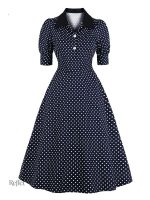 Robe femme style années 40, élégante et intemporelle
