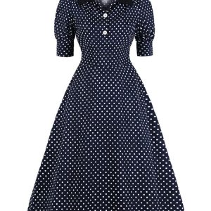 Robe femme style années 40, élégante et intemporelle
