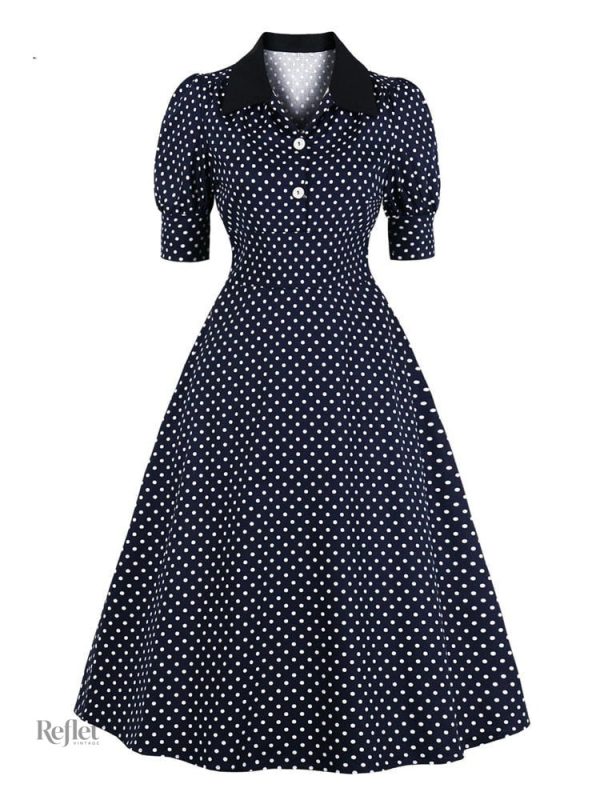 robe-femme-annees-40-1 Robe femme style années 40, élégante et intemporelle