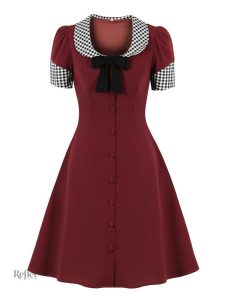 Robe courte années 50, parfaite pour les soirées