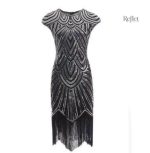 Légère robe femme évoquant l'élégance des années 30
