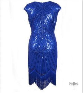 Elegant design de robe années 30 pour femme