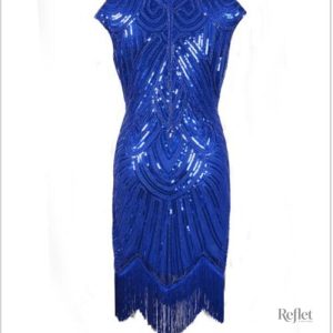 Elegant design de robe années 30 pour femme