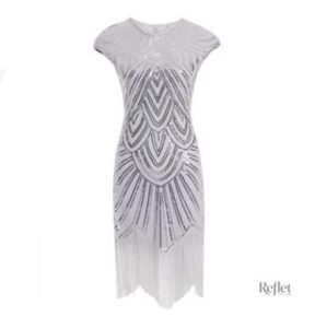 Robe rétro avec coupe classique des années 30
