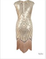 Détails uniques sur la robe années 30 femme