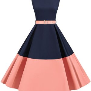 Robe femme évasée style années 60