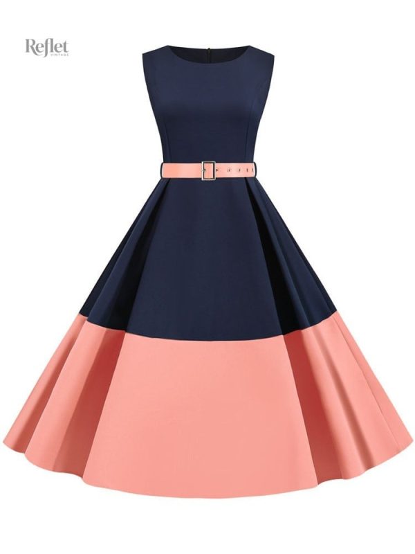 Robe femme évasée style années 60