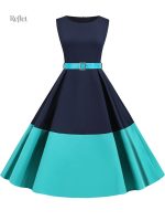Robe femme confortable, look années 60