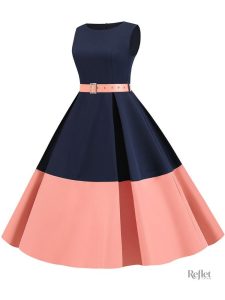 Robe légèrement évasée inspirée des années 60