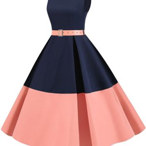 Robe légèrement évasée inspirée des années 60