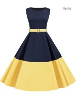 Robe classique années 60, design évasé