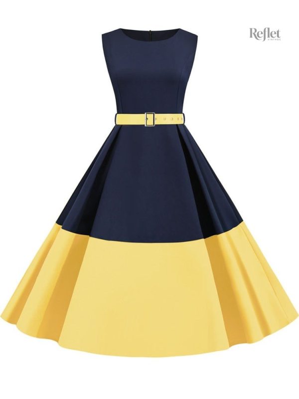 Robe classique années 60, design évasé