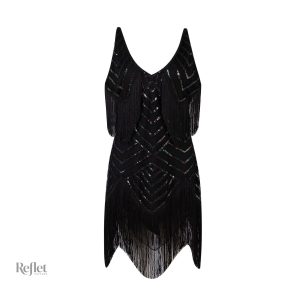 Robe femme style années 20, élégante et vintage