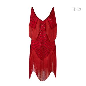 Robe rétro année 20, design chic et intemporel