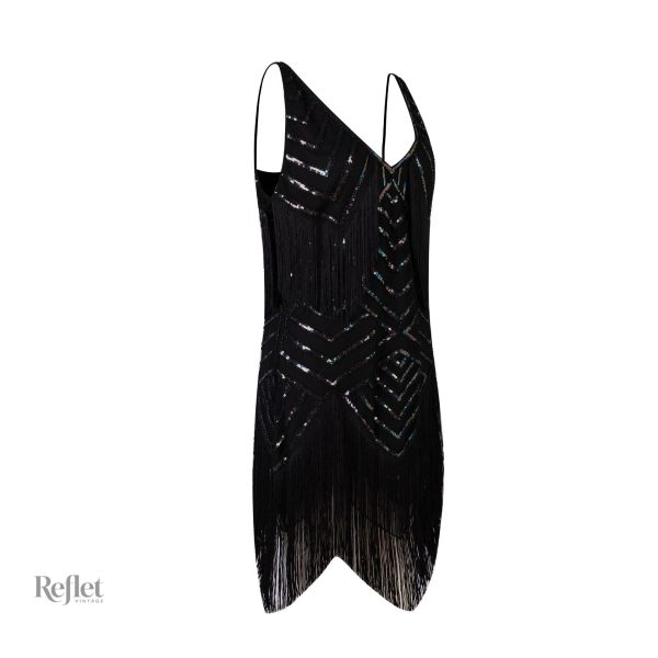 Robe à franges années 20, parfaite pour soirées dansantes
