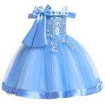Robe à volants pour fille 2 ans