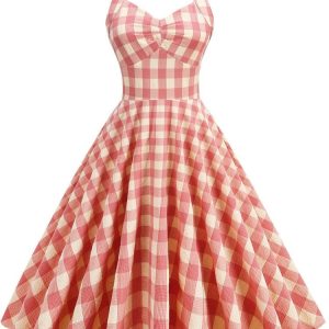 Robe Fille Année 50 à motifs vintage