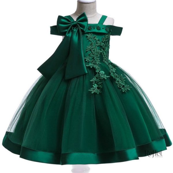 Robe à volants pour fille d'honneur