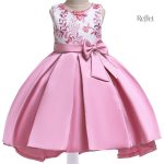Robe pour fille en tulle et satin