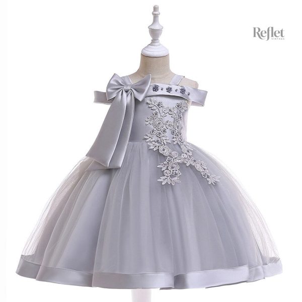 Robe avec jupon pour fille