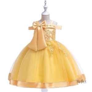 Robe Fille Mariage Princesse en tulle et dentelle