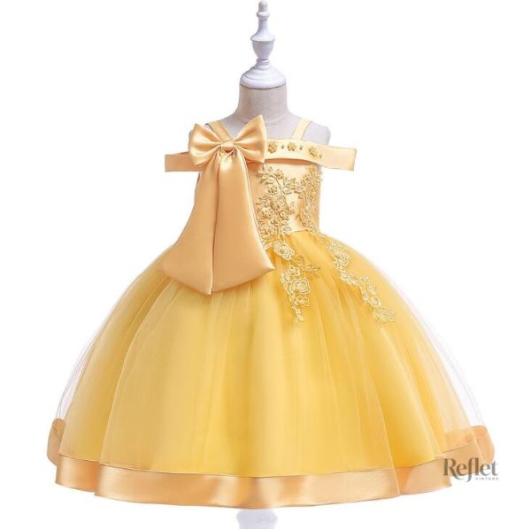 robe-fille-mariage-princesse-1 Robe Fille Mariage Princesse en tulle et dentelle