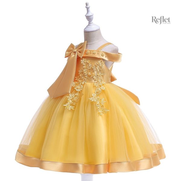 Robe de cérémonie pour petite fille, style princesse