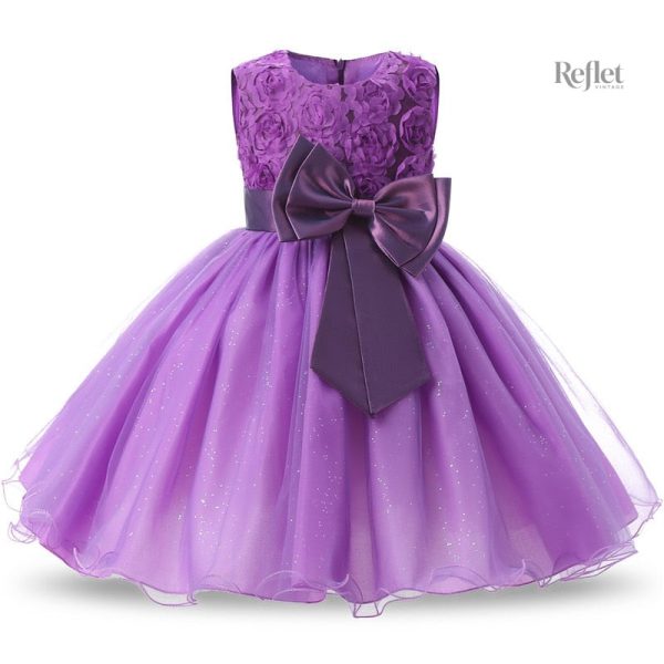 Robe fille à motifs princesses