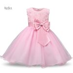 Robe rose pour enfant style princesse