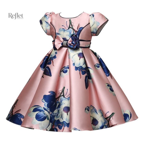 robe-fleurie-annee-50-1 Robe Fleurie Année 50 pour fille